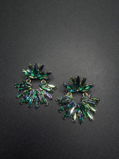 Vintage古着设计感古早风独特小众耳饰F30504