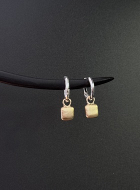 Vintage古著法式复古百搭气质耳环小众设计高级感个性耳饰P120458