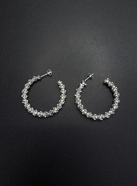 Vintage古着小众设计感高级感气质耳环女新款潮少女耳环P100252