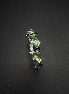 New Vintage古著 荷叶 手镯