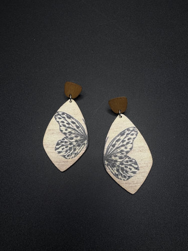 Vintage古着设计感古早风独特小众耳饰H42804