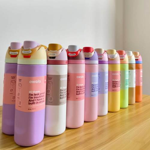 owala不锈钢弹盖吸管杯