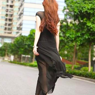 2025春季新款流行连衣裙欧美女装时尚修身性感小礼服酒吧裙春装