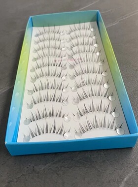 S2仙子睫升级版假睫毛超自然透明梗整条一片式仿真10对新手卷翘好