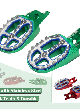 适用川崎KX250 KX450 KX250F KX450F越野摩托车改装前脚踏脚蹬