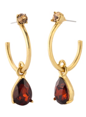 oscar de la renta欧美风时尚简约个性水滴耳环女小众设计感耳钉