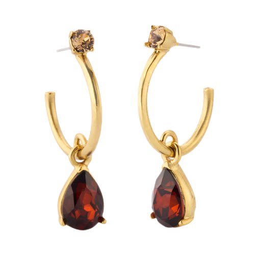 oscardelarenta水滴耳环