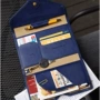 Tài liệu lưu trữ túi nữ bảo vệ bao hộ chiếu túi du lịch đa chức năng hộ chiếu tài liệu hộ chiếu thư mục lưu trữ vé - Túi thông tin xác thực bao bọc giấy tờ