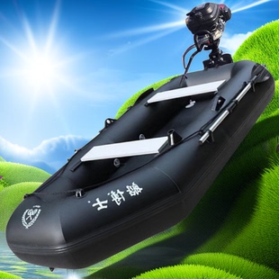 船博士橡皮艇硬底橡皮艇充气船冲锋舟路亚船充气船下网船钓鱼船