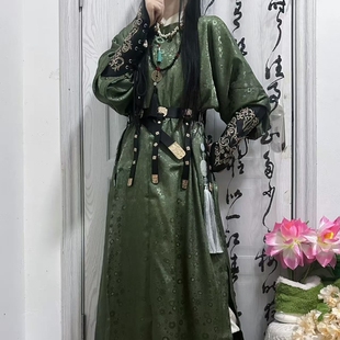 秋款 原创汉服缺胯袍男女款 中国风侠客 御川 青云霓裳唐制圆领袍