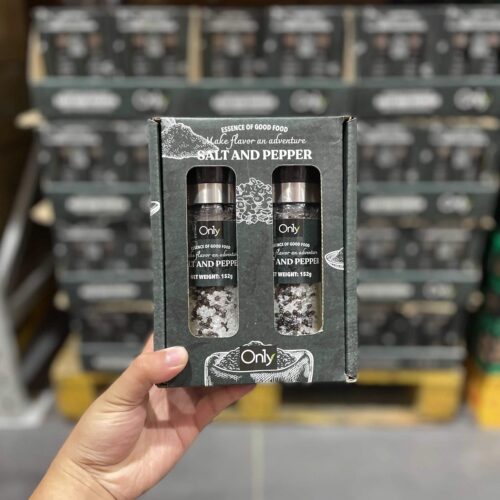 山姆代购黑胡椒152g*2粗盐印度