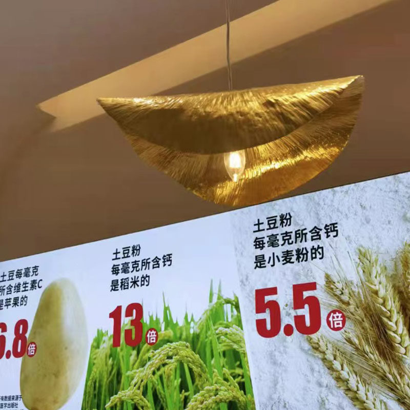 全铜吊灯装饰餐饮连锁艺术