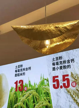 全铜吊灯装饰餐饮连锁艺术