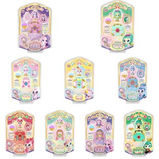 韩国进口奇妙萌可第七季公主敞篷车皇室月神黑化萌可公仔玩具礼物