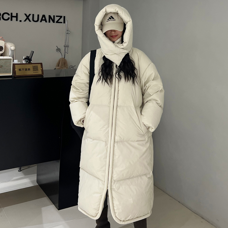 冬季泡芙柔软棉服女2025年新款中长款时尚过膝大被子宽松加厚外套,女装/女士精品,棉衣/棉服,淘宝优惠券,粉丝福利购,淘宝优惠卷