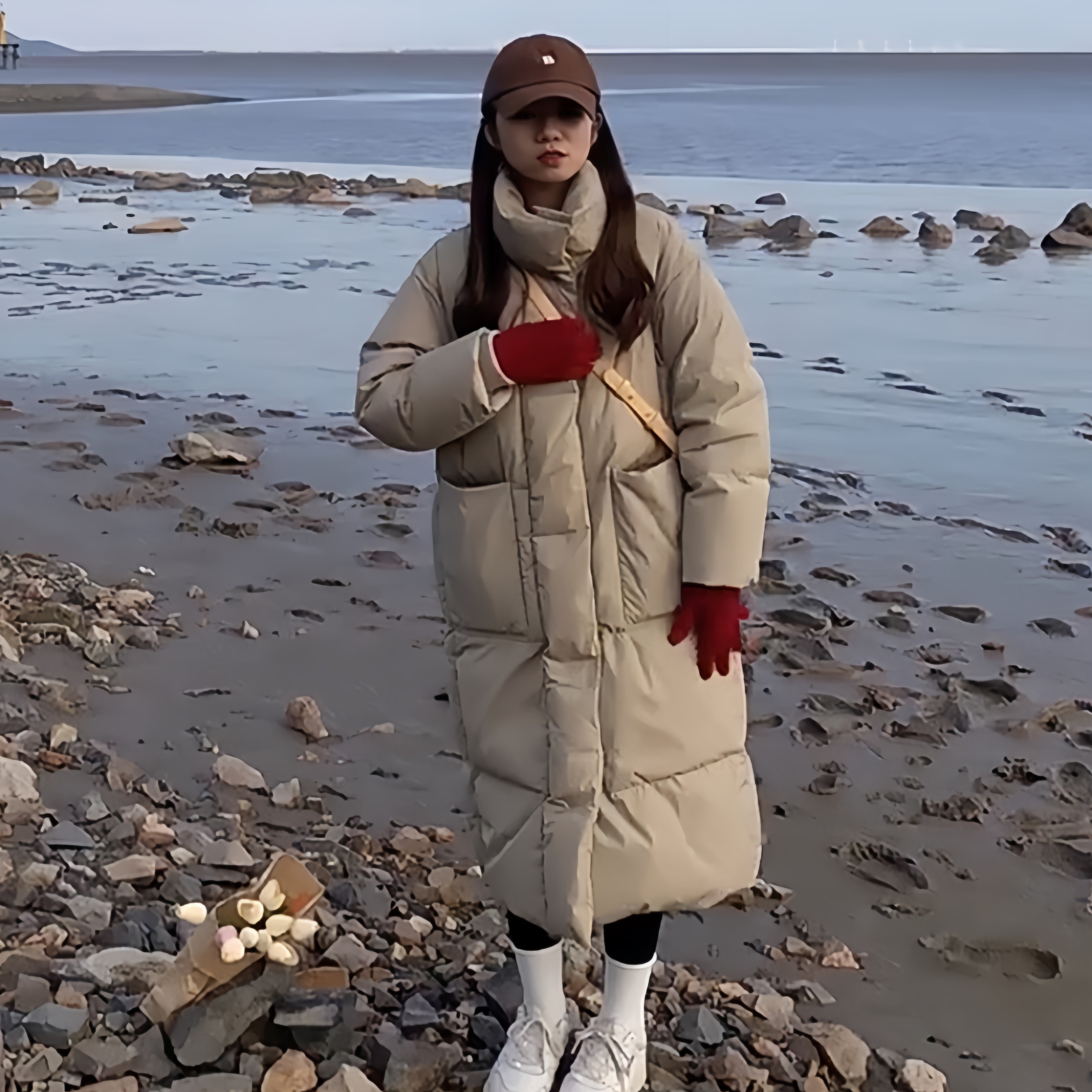 2025年新款大码韩版宽松棉袄羽绒棉服女冬季中长款加厚学生款棉衣