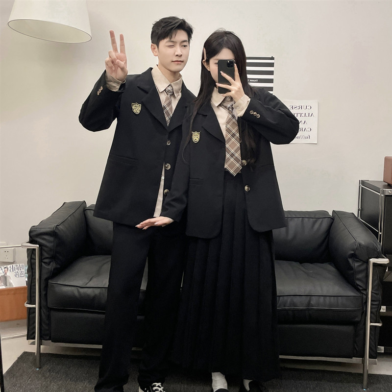 团购优惠秋季学院风校服西装套装