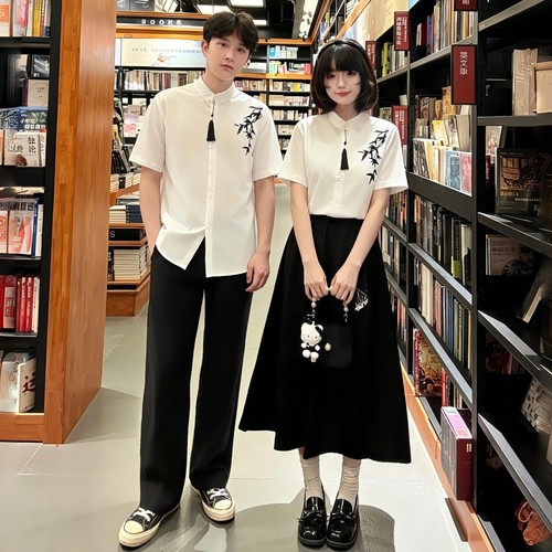 团购优惠古风初中高中小学生班服