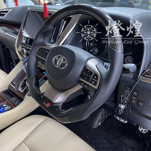 埃尔法20系30系方向盘总成钛盘