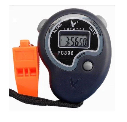 正品天福秒表计时器裁判学生田径跑步运动训练 送口哨 PC396