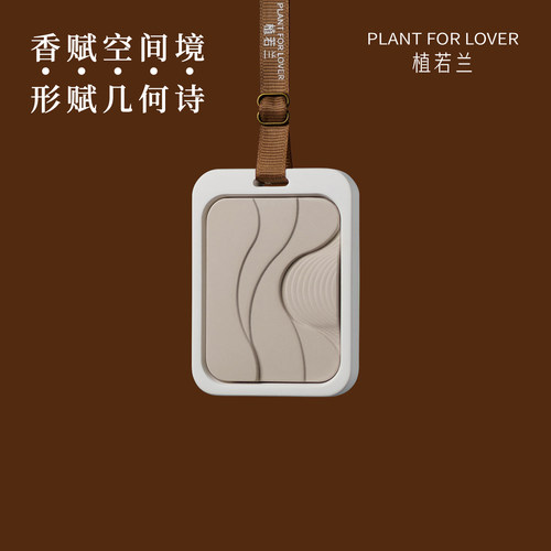 植若兰衣柜车载小众现代香薰挂片