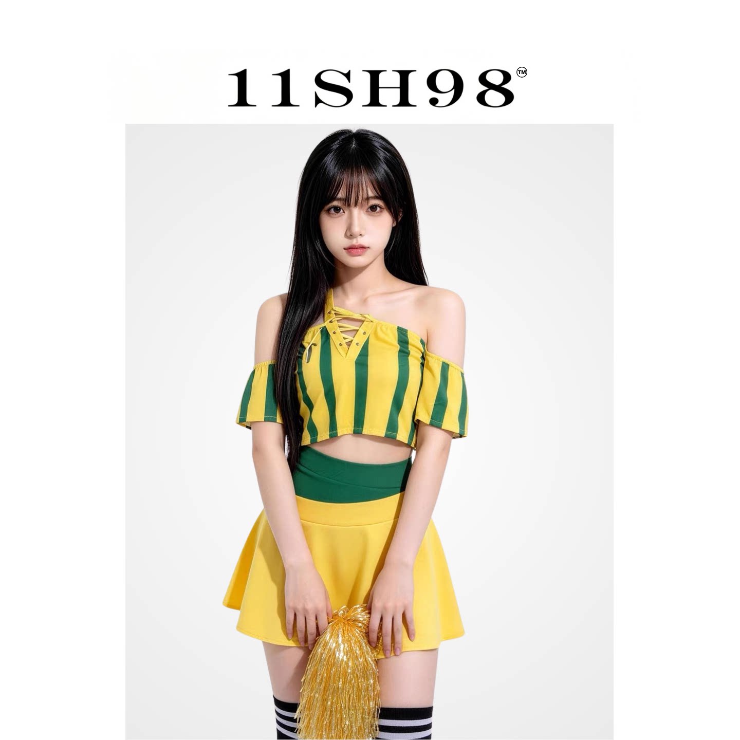 11SH98 性感一字肩cos睡裙