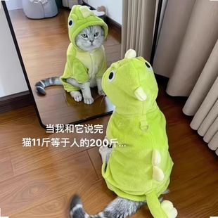 可爱搞笑猫咪衣服小狗狗秋冬装 泰迪比熊柯基法斗幼犬卫衣宠物用品