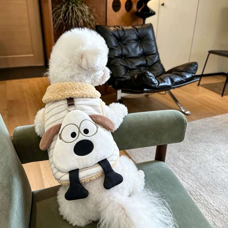 秋冬装宠物保暖衣服狗狗外出两脚加绒衣服猫咪中小型幼犬加厚马甲