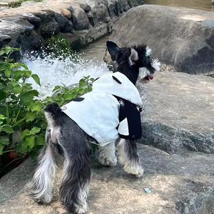 宠物潮牌冲锋衣泰迪比熊雪纳瑞法斗狗狗猫咪秋冬保暖衣服