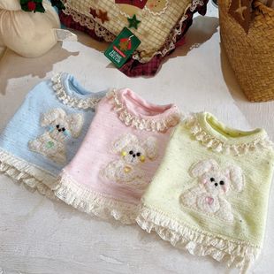 狗宠物衣服春秋冬背心防掉秋冬季 博美比熊泰迪狗狗猫咪幼猫款