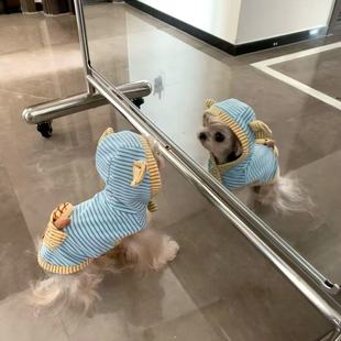 博美泰迪比熊小型犬小狗防掉毛宠物狗狗衣服春秋夏季 马尔济斯 薄款