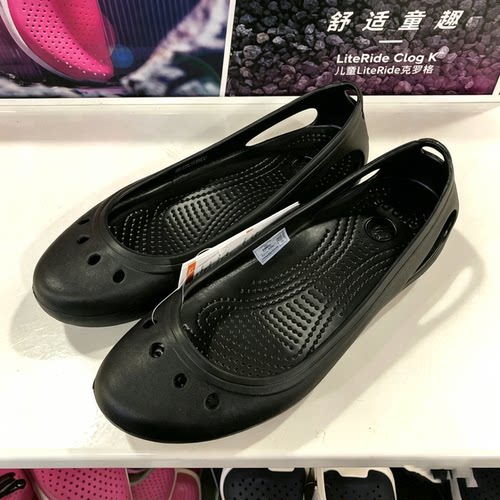 Crocs卡骆驰镂空时尚平底凉鞋