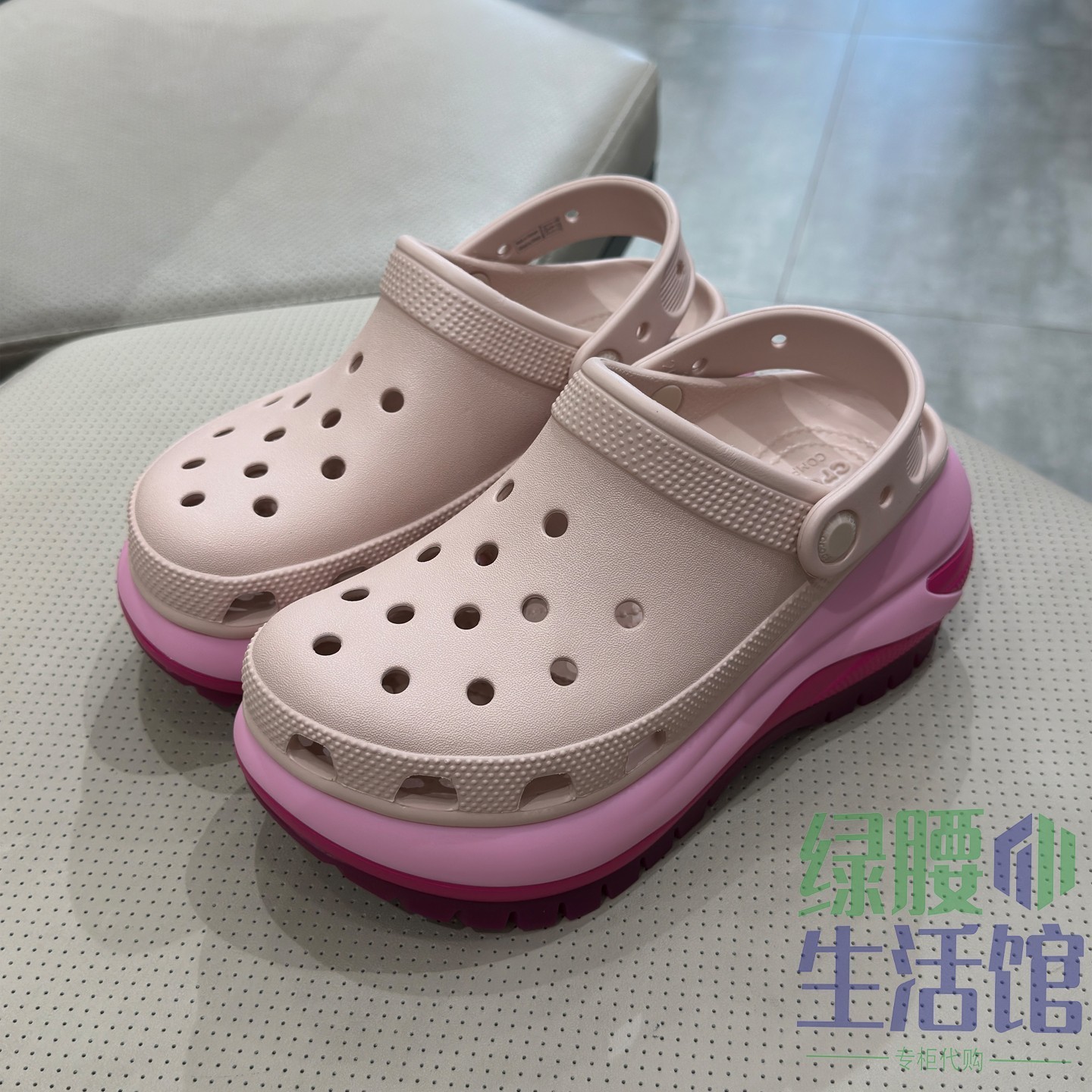 Crocs卡骆驰经典花呢光轮沙滩鞋图片