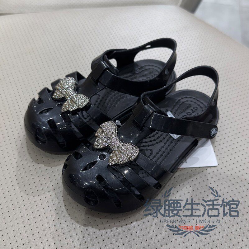 Crocs/卡骆驰国内代购女童户外夏季防滑伊莎贝拉奇趣小凉鞋208445