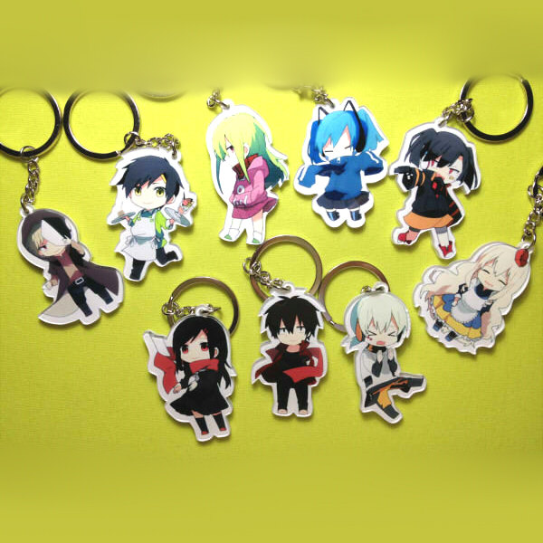 绮丽屋动漫周边pvc挂件阳炎计划阳炎project目隐团q版小挂件