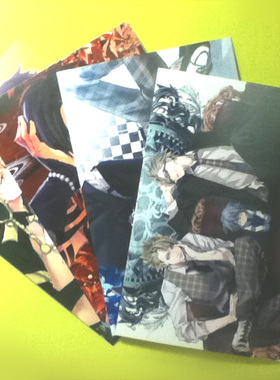 绮丽屋日本动漫周边苍叶红雀挪椅子双子DMMD明信片留言卡满百包邮