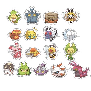 动漫游戏周边口袋妖怪精灵宝可梦虫系巴大蝴透明亚克力挂件现货新