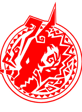 日本动漫周边怪物弹珠MOSTER STRIKE墙贴车贴电脑贴满包邮新创意