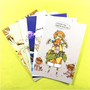 绮丽屋日本动漫周边最终幻想系列莫古力明信片卡片套装满百包邮