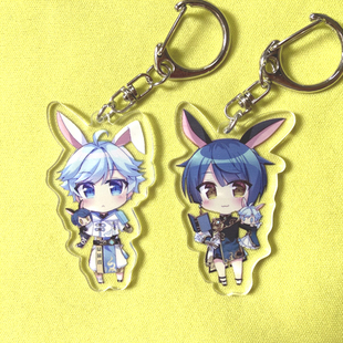 绮丽屋日本动漫周边原神重云行秋兔耳透明亚克力挂件现货满百包邮