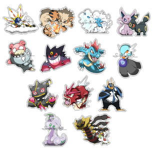 动漫游戏周边口袋妖怪精灵宝可梦索尔迦雷欧亚克力挂件全新现货