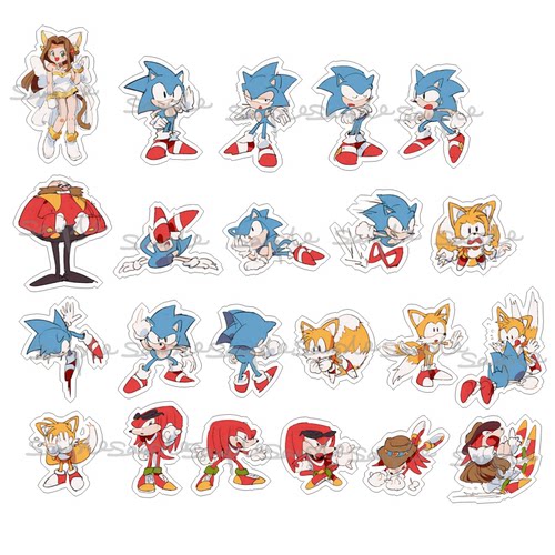动漫游戏周边刺猬索尼克Sonic透明亚克力挂件挂饰全新新品满包邮