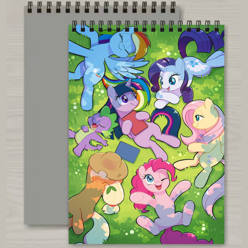 动漫游戏周边小马宝莉My little Pony素描本记事本大号本子满包邮