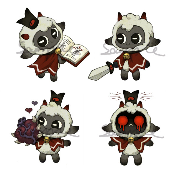 动漫游戏周边咩咩启示录羊羊教主透明亚克力挂件现货满百包邮