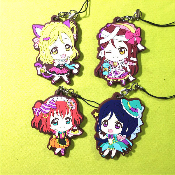 绮丽屋日本动漫周边原单散货万圣节love live sunshine橡胶挂件
