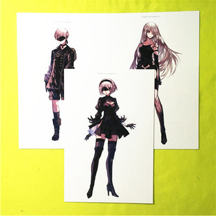 包邮 绮丽屋日本动漫周边尼尔机械纪元 满百 2A明信片套装 NIER9S