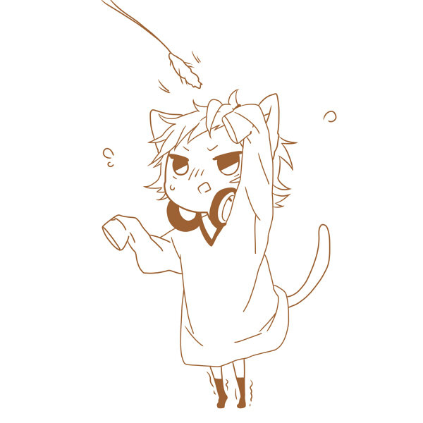 绮丽屋日本动漫周边k八田美咲q版猫化可爱墙贴车贴电脑贴满百包邮