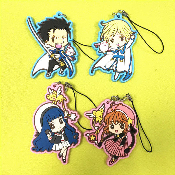 绮丽屋日本原单散货动漫周边clamp翼年代记小樱知世橡胶挂件包邮