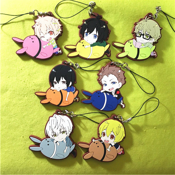 绮丽屋日本动漫周边原单散货月歌月兔霜月隼橡胶挂件满百包邮新品