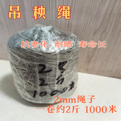 大棚黄瓜西红柿吊秧绳番茄吊蔓绳爬藤网拉绳防老化塑料抗氧化绳子